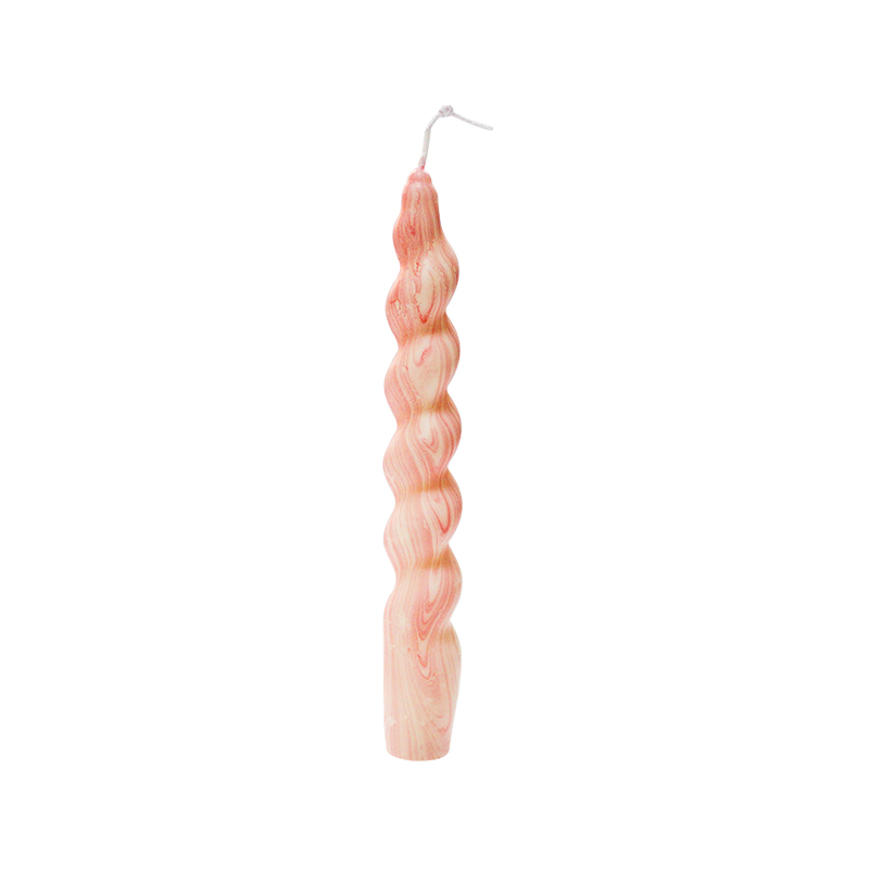 Céir snáithe twisted bándearg
